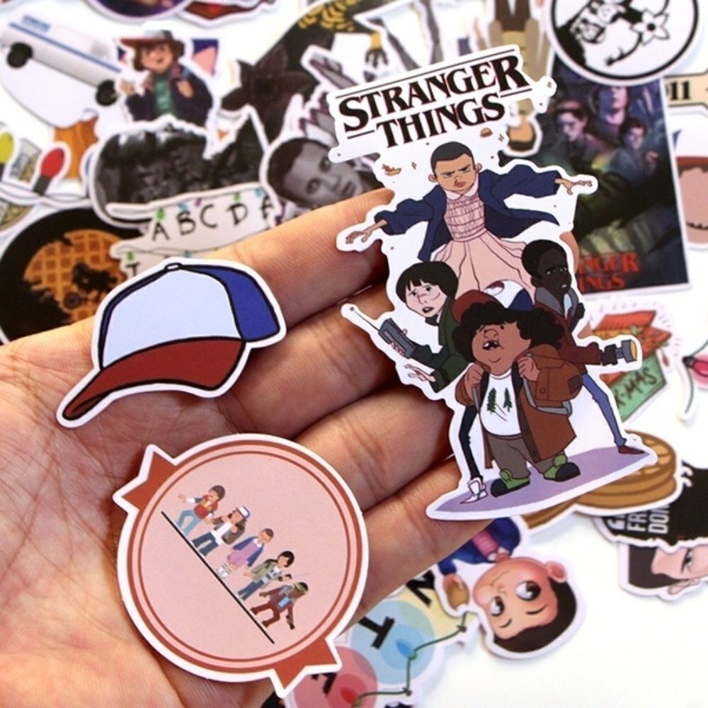 25 Stranger Things Stickers no duplicates, decal, laptop, water bottle, helmet - Picture 5 of 8